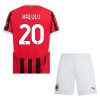 Maillot de Supporter AC Milan Kalulu 20 Domicile 2024-25 Pour Enfant